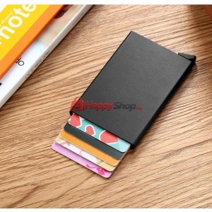Картодържател с RFID защита за безконтактни карти - алуминие..